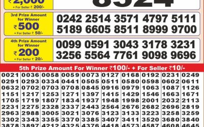 Punjab state dear 10 lottery 6pm result 13.1.25