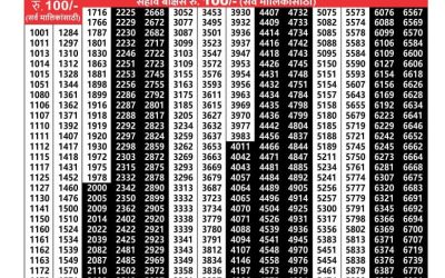 Maharashtra padmini weekly lottery result 14.1.25