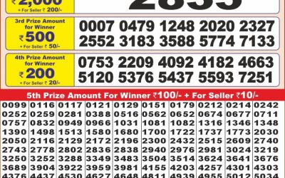 Punjab state dear10 lottery 6pm result 29.1.25