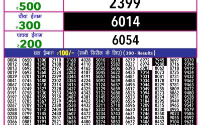 Rajshree 10 evening lottery 5.40pm result 4.1.25