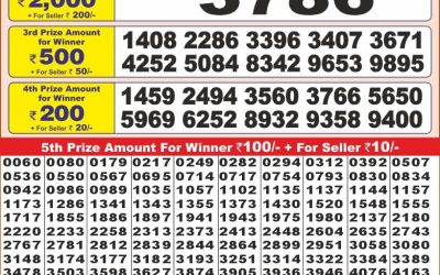 Punjab state dear10 lottery result 1.2.25