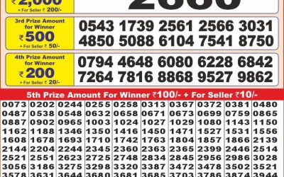 Punjab state dear10 lottery result 8.2.25