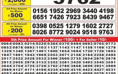 Punjab state dear10 lottery 6pm result 11.2.25