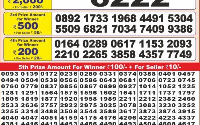 Punjab state dear10 lottery 6pm result 19.2.25