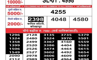 Maharashtra Sahyadri weekly lottery result 24.2.25