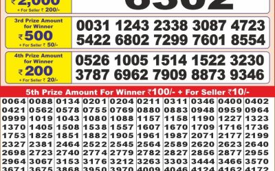 Punjab state dear 10 lottery 6pm result 24.2.25