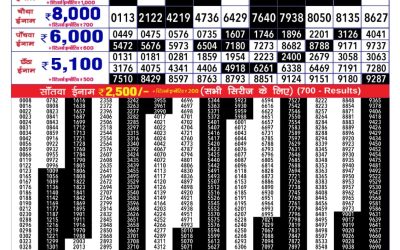 Rajshree 1000 monthly lottery 25.2.2025