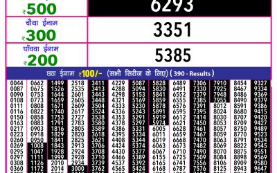 Rajshree 10 evening lottery 5.40pm result 4.2.25
