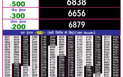Rajshree 10 evening lottery 5.40pm result 8.2.25