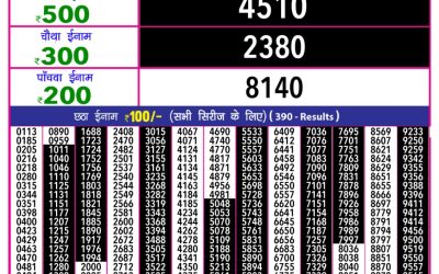 Rajshree 10 evening lottery 5.40pm result 3.3.25