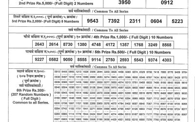 Maharashtra Gajlaxmi lottery result 14.3.25