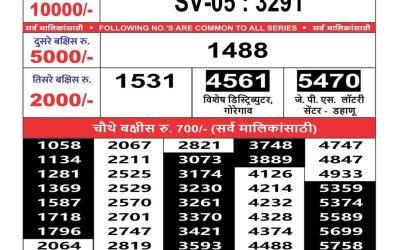 Maharashtra sahyadri lottery result 19.3.25