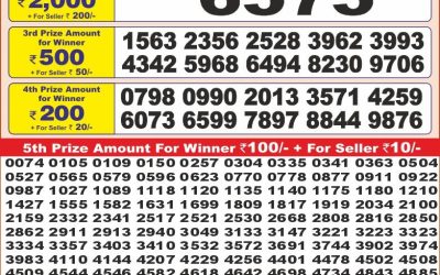 Punjab state dear10 lottery result 22.3.25