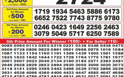Punjab state dear10 lottery result 23.3.25