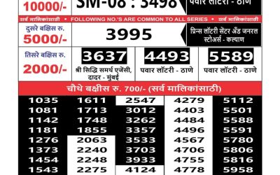 Maharashtra sahyadri lottery result 25.3.25