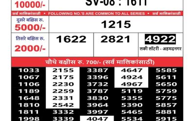 Maharashtra sahyadri lottery result 26.3.25