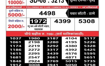 Maharashtra sahyadri lottery result 27.3.25