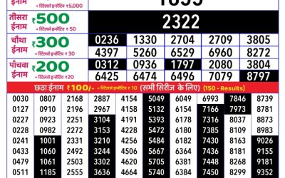 Rajshree daily lottery 1pm result 30.3.25