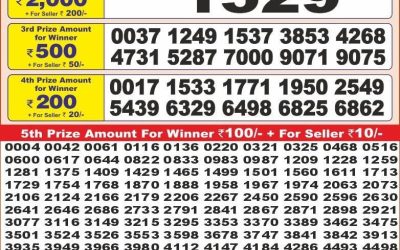 Punjab state dear10 lottery result 30.3.25