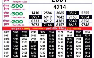 Rajshree daily lottery 1pm result 1.4.25