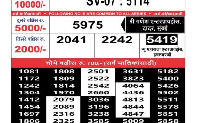 Maharashtra sahyadri lottery result 2.4.25