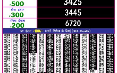 Rajshree 10 evening lottery 5.40pm result 6.4.25