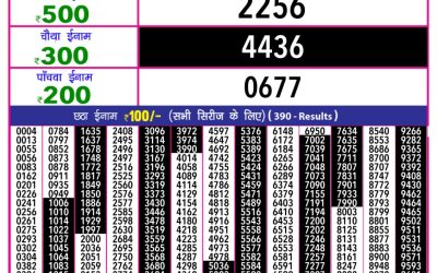 Rajshree 10 evening lottery 5.40pm result 7.4.25