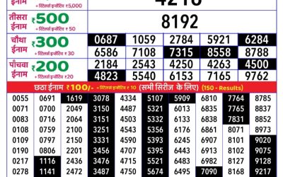 Rajshree daily lottery 1pm result 10.4.25