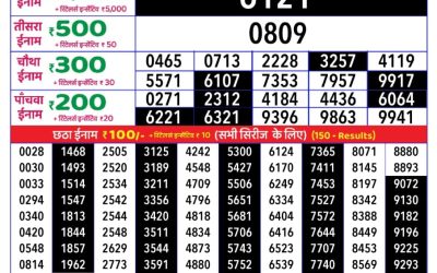Rajshree daily lottery 1pm result 12.4.25