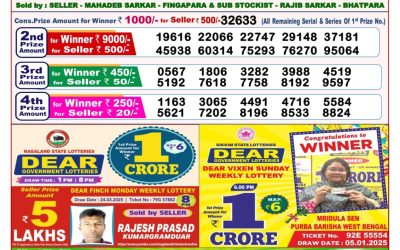 Dear lottery 8pm result 12.4.25
