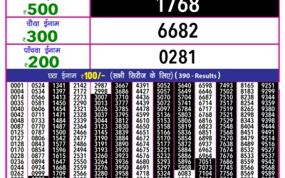 Rajshree 10 evening lottery 5.40pm result 14.4.25