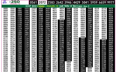 Rajshree 50 daily lottery 7.30pm result 16.4.25