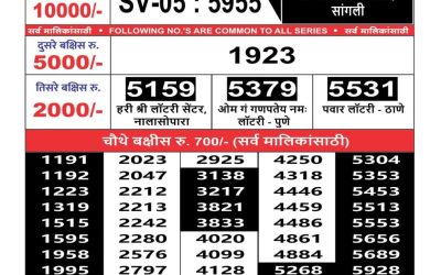 Maharashtra sahyadri lottery result 30.4.25
