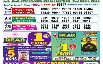 Dear lottery 1pm result 6.4.25