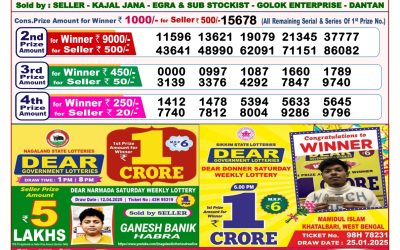 Dear lottery 8pm result 30.4.25