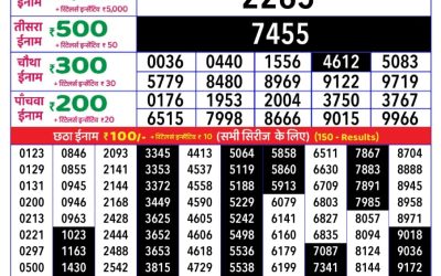 Rajshree daily lottery 1pm result 5.5.25