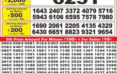 Punjab state dear10 lottery result 10.5.25