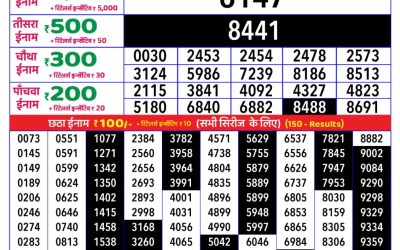 Rajshree daily lottery 8pm result 10.5.25