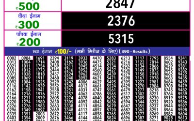 Rajshree 10 evening lottery 5.40pm result 18.5.25