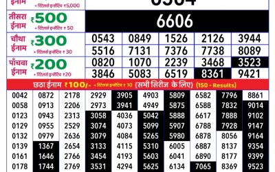 Rajshree daily lottery 1pm result 24.05.25