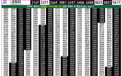 Rajshree 50 daily lottery 7.30pm result 14.5.25