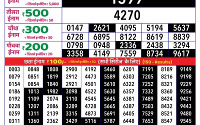 Rajshree daily lottery 8pm result 9.5.25