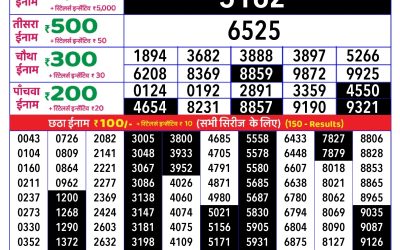 Rajshree daily lottery 1pm result 12.5.25