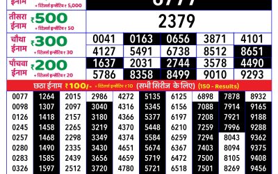 Rajshree daily lottery 8pm result 4.5.25
