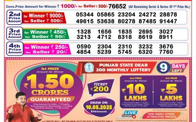 Dear lottery 8pm result 1.5.25