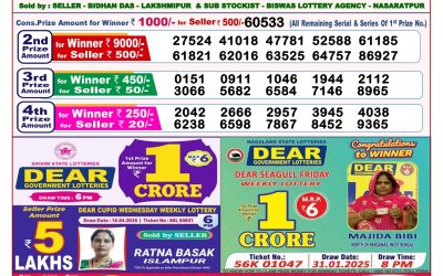 Dear lottery 8pm result 4.5.25