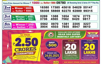Dear lottery 1pm result 23.05.25