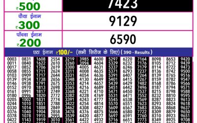 Rajashree 10 evening weekly lottery 5.40pm result 04.06.25
