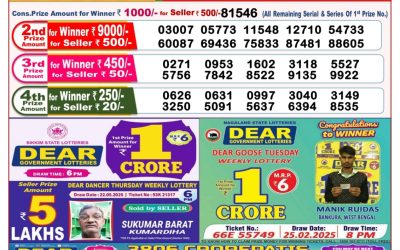 Dear lottery 8pm result 04.06.25