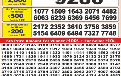 Punjab state dear10 lottery result 07.06.25